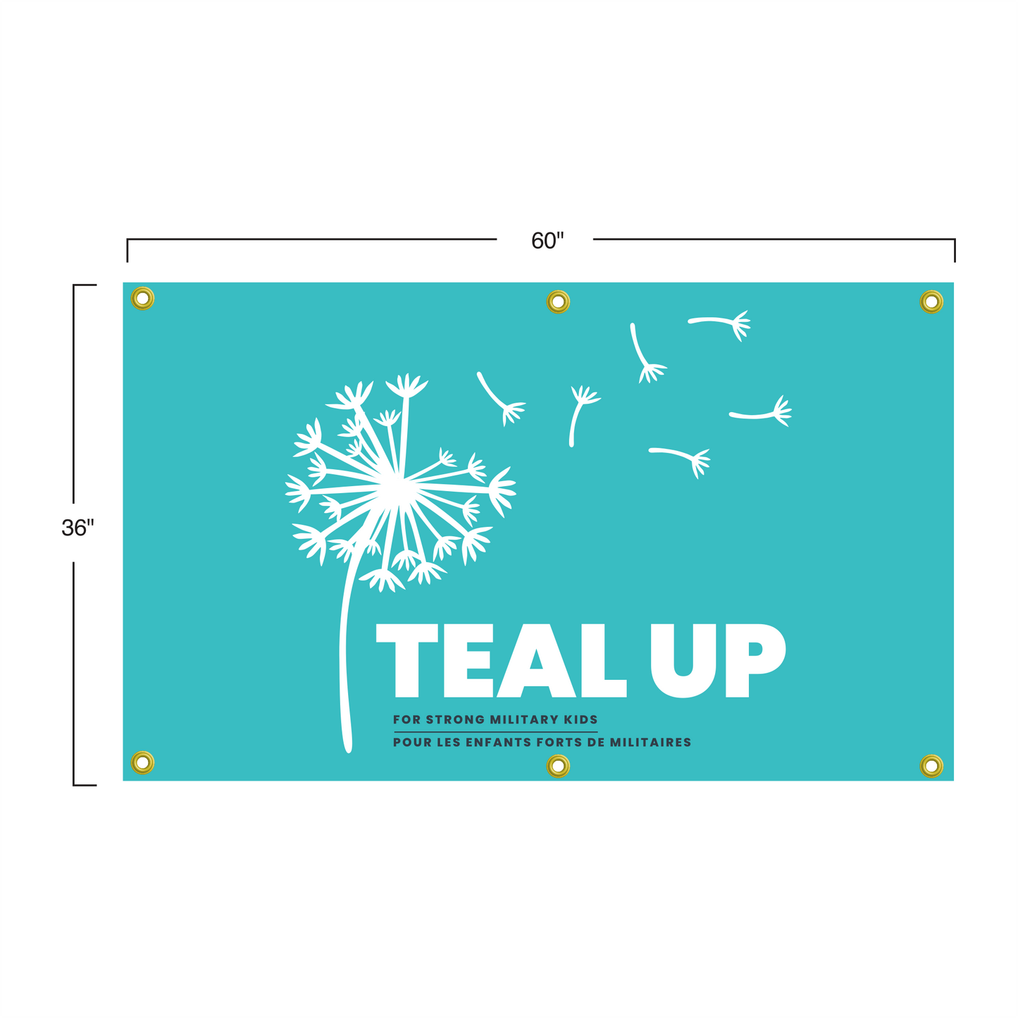 Outdoor Street Banner 60"x36" // Bannière de rue extérieure 60"x36"