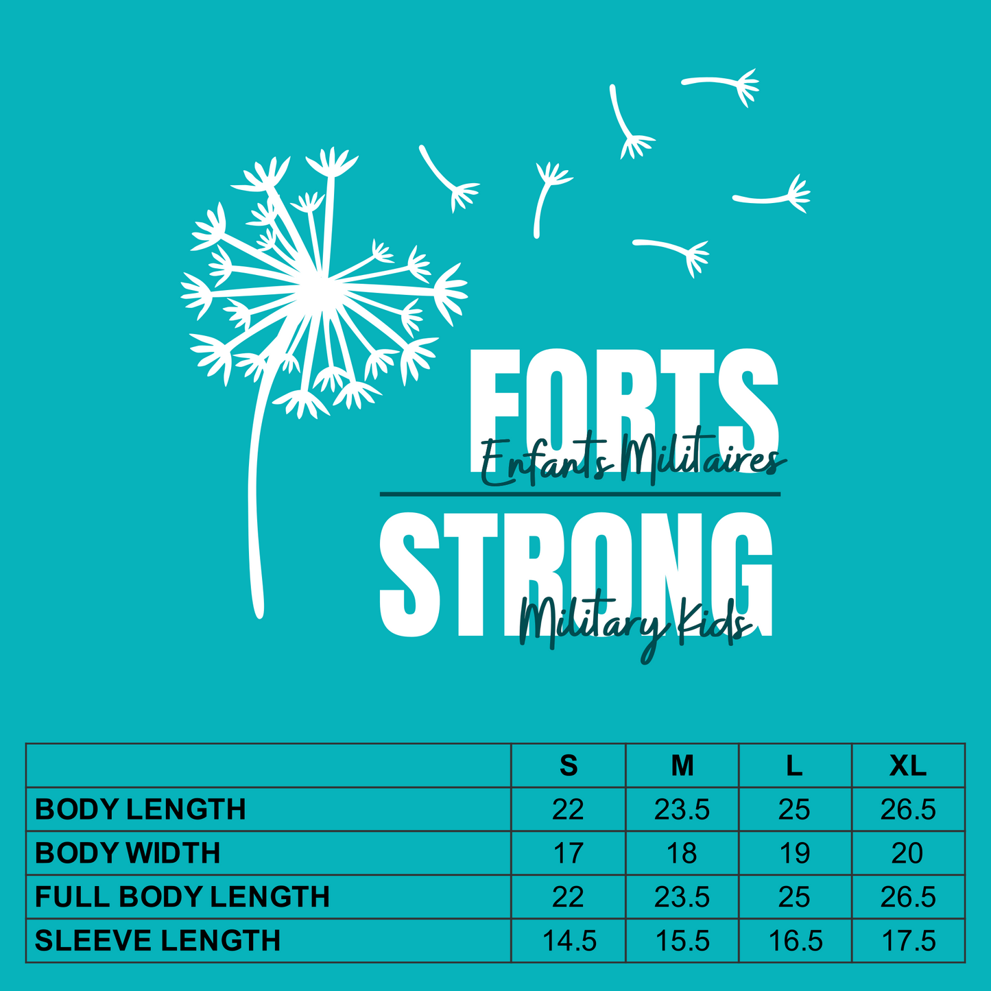 Youth T-Shirt Teal // T-shirt jeunes teal